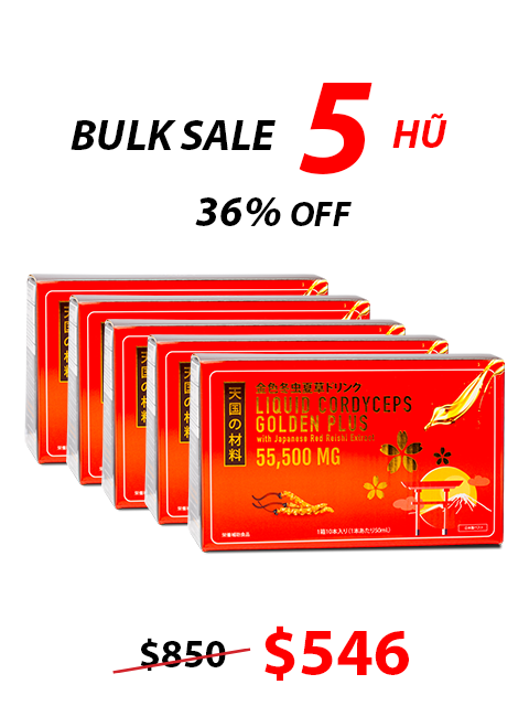 LIQUID CORDYCEPS - NƯỚC UỐNG ĐÔNG TRÙNG HẠ THẢO LINH CHI ĐỎ 冬虫夏草ドリンク