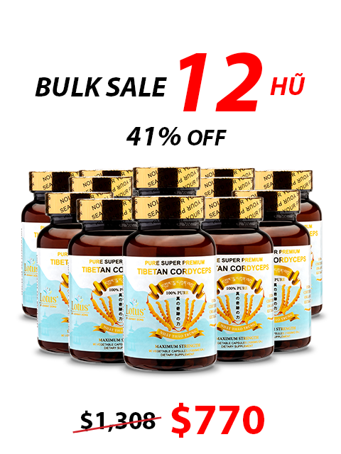 SUPER PREMIUM CORDYCEPS PURE 1,000MG - 90 VIÊN