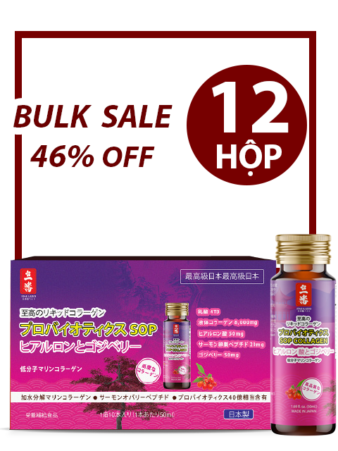 BULK SALE 12 BOXES - JAPANESE SUPER COLLAGEN HANA SOP 23,500MG