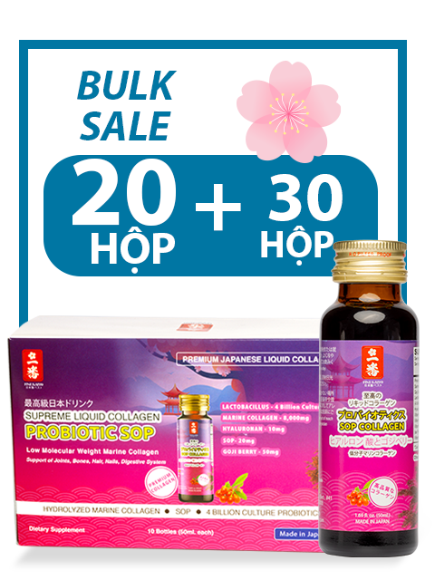 BULK SALE 20 BOXES - JAPANESE SUPER COLLAGEN HANA SOP 23,500MG