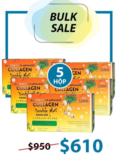 BULK 5 BOXES - JAPANESE SUPER COLLAGEN DNA PLUS TRỨNG CÁ HỒI SOP
