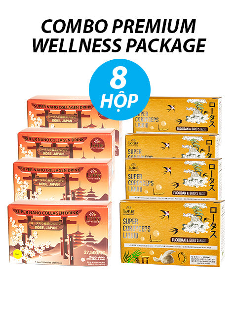PREMIUM WELLNESS COMBO – FUCOICEPS & COLLAGEN REISHI PLUS 27,500MG ウェルネスサプリメント