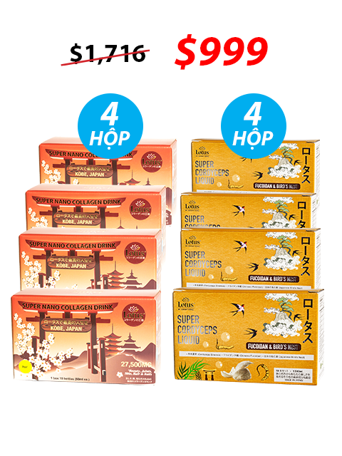 PREMIUM WELLNESS COMBO – FUCOICEPS & COLLAGEN REISHI PLUS 27,500MG ウェルネスサプリメント