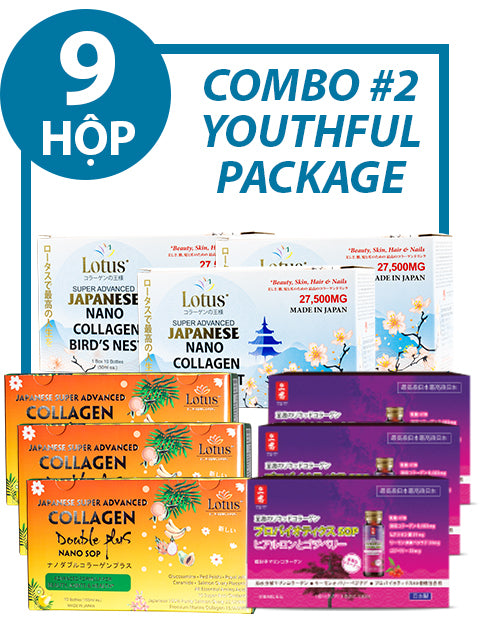 BULK 9 BOXES - COMBO #2 MIX PACKAGE YOUTHFUL COLLAGEN