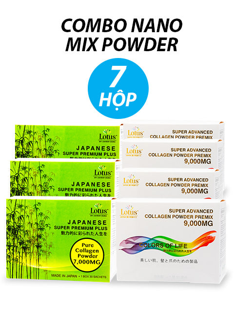 BULK 7 BOXES - JAPANESE SUPER COLLAGEN POWDER MIX PACKAGE 極上コラーゲンミックス
