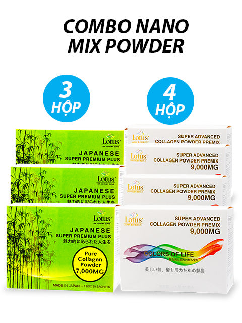 BULK 7 BOXES - JAPANESE SUPER COLLAGEN POWDER MIX PACKAGE 極上コラーゲンミックス