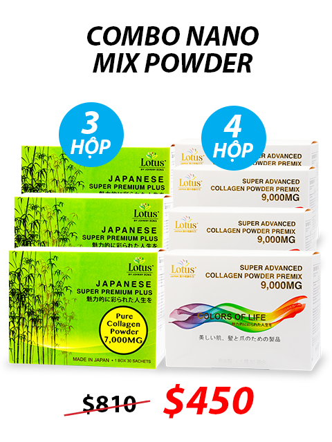 BULK 7 BOXES - JAPANESE SUPER COLLAGEN POWDER MIX PACKAGE 極上コラーゲンミックス