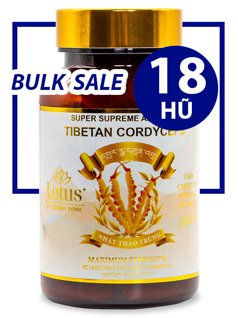 BULK SALE SAVING 18 HŨ - SUPER CORDYCEPS MIX 1,000MG