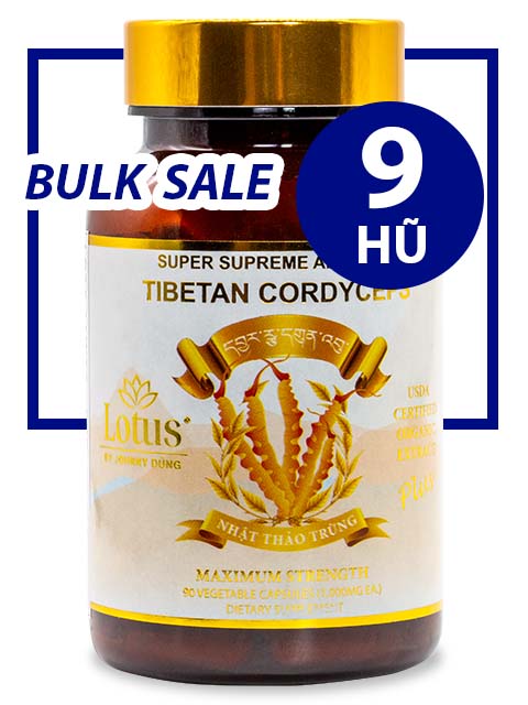 BULK SALE SAVING 9 HŨ - SUPER CORDYCEPS MIX 1,000MG