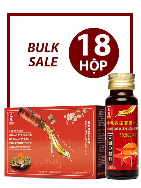 BULK SALE 18 BOXES - NƯỚC UỐNG ĐÔNG TRÙNG HẠ THẢO LIQUID CORDYCEPS