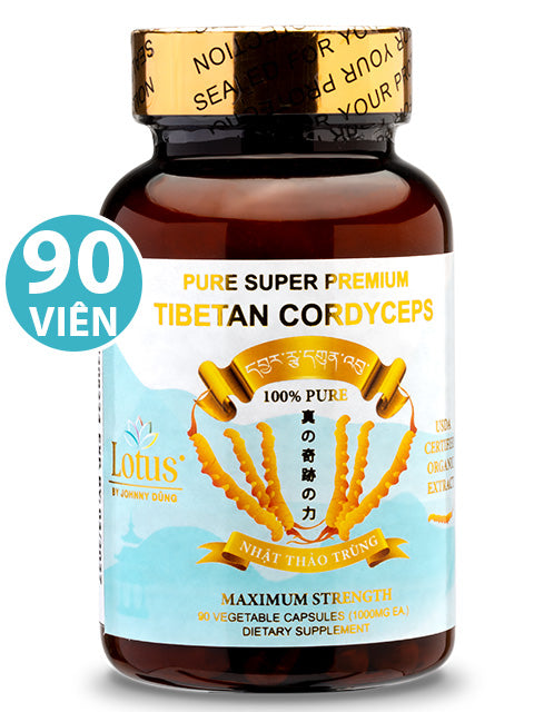 SUPER PREMIUM CORDYCEPS PURE 1,000MG - 90 VIÊN