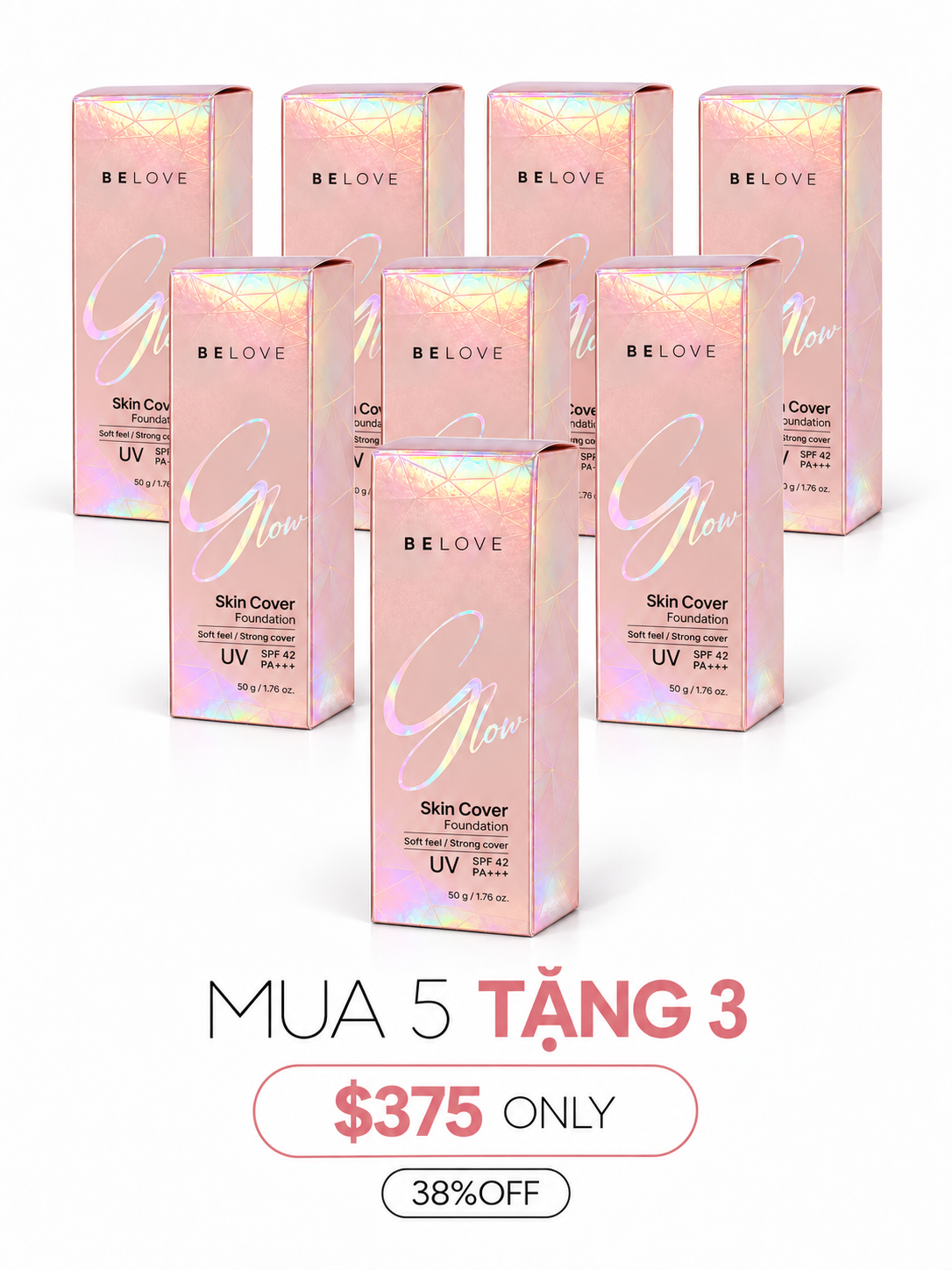 KOREAN LUMINOUS GLOW BB FOUNDATION WITH COLLAGEN – SPF42 - 콜라겐 파운데이션 크림