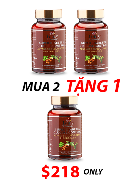 SUPER ADVANCED DIABETES - GLUCO-GONE CHỐNG TIỂU ĐƯỜNG 糖尿病対策