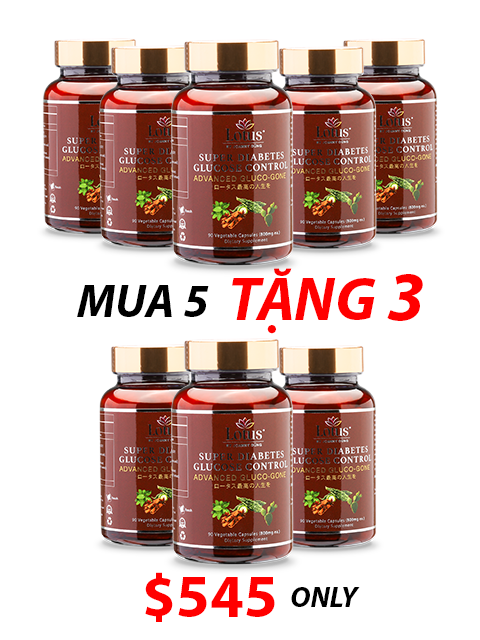 SUPER ADVANCED DIABETES - GLUCO-GONE CHỐNG TIỂU ĐƯỜNG 糖尿病対策