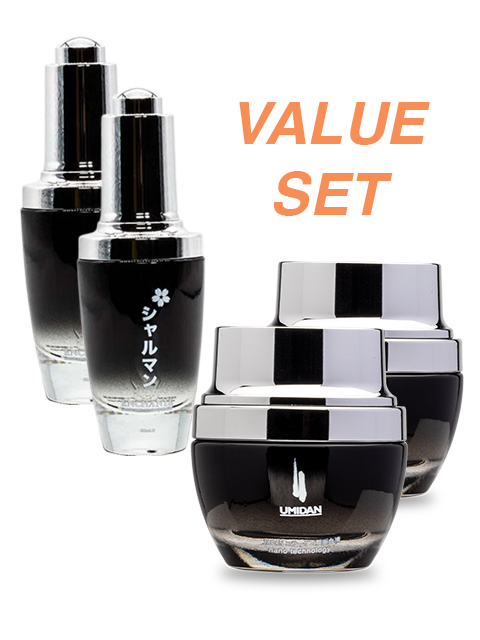 NHẬT BẢN ENCHANTE VALUE SET - ADVANCED CREAM & SERUM NANO ナノHYA先進ケアセット