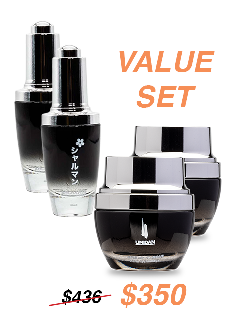 NHẬT BẢN ENCHANTE VALUE SET - ADVANCED CREAM & SERUM NANO ナノHYA先進ケアセット