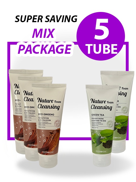 INCREDIBLE MIX CELEBRATION -  RED GINSENG  & GREEN TEA FACE WASH