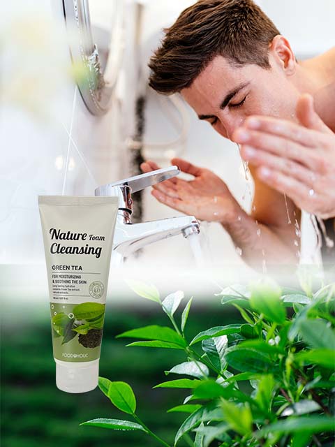KOREAN SUPER NATURAL GREEN TEA FACE WASH