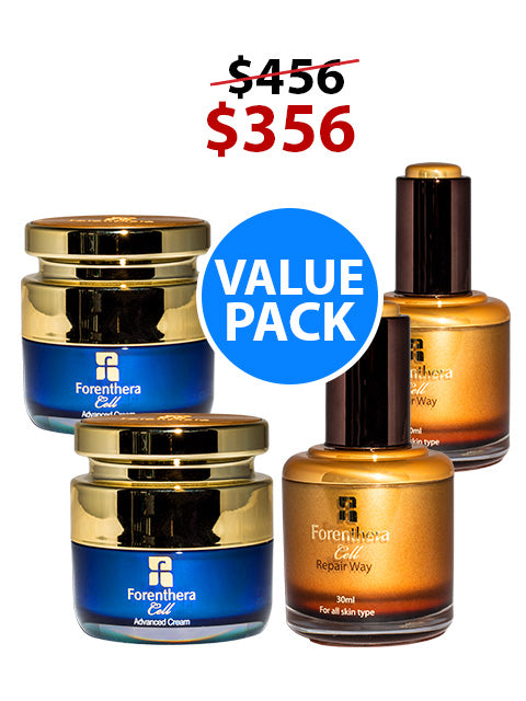 LUXURY FORENTHERA VALUE PACK - ADVANCED STEM CELL CREAM & LIFTING SERUM