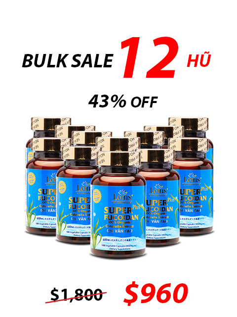 SUPER OKINAWAN FUCOIDAN CHLORELLA 450MG 沖縄フコイダン + 有機クロレラ