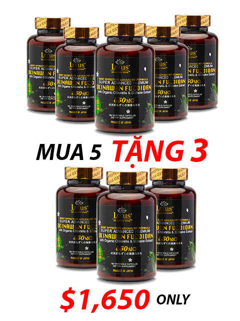 SUPER ADVANCED FUCOIDAN SHIITAKE 550MG - 180 CAPS スーパー・フコイダン 椎茸