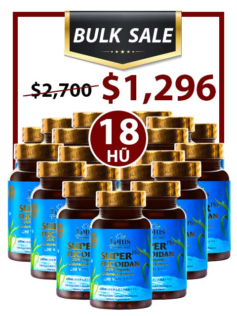 BULK SALE SAVING 18 HŨ- OKINAWA FUCOIDAN 450MG (100 CAPS)
