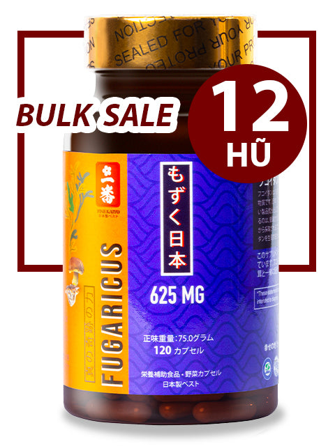 BULK SALE SAVING 12 HŨ - OKINAWA SUPER FUCOIDAN AGARICUS 625MG (120 CAPS)