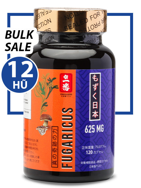 BULK SALE SAVING 12 HŨ - OKINAWA SUPER FUCOIDAN AGARICUS 625MG (120 CAPS)