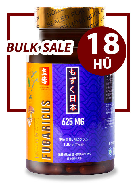 BULK SALE SAVING 18 HŨ - OKINAWA SUPER FUCOIDAN AGARICUS 625MG (120 CAPS)