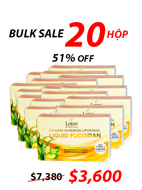 SUPERIOR ADVANCED LIPOSOMAL FUCOIDAN DRINK 5,357MG 海洋からの再生力