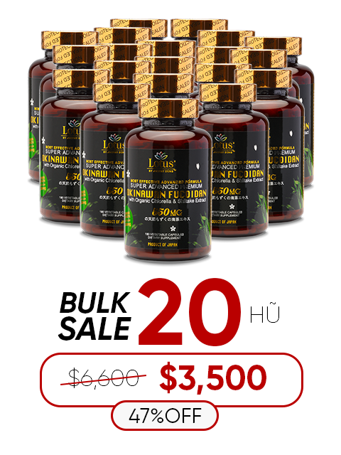 SUPER ADVANCED FUCOIDAN SHIITAKE 550MG - 180 CAPS スーパー・フコイダン 椎茸