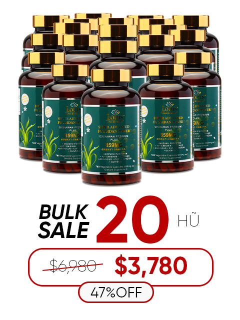 SUPER ADVANCED FUCOIDAN POWER PLUS 859MG - 180 CAPS アルテミシニンの力