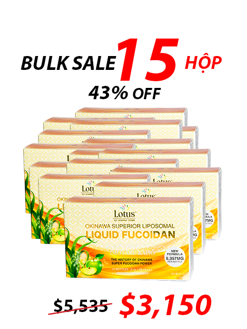 SUPERIOR ADVANCED LIPOSOMAL FUCOIDAN DRINK 5,357MG 海洋からの再生力