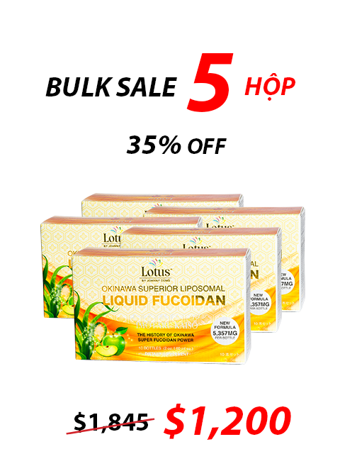 SUPERIOR ADVANCED LIPOSOMAL FUCOIDAN DRINK 5,357MG 海洋からの再生力