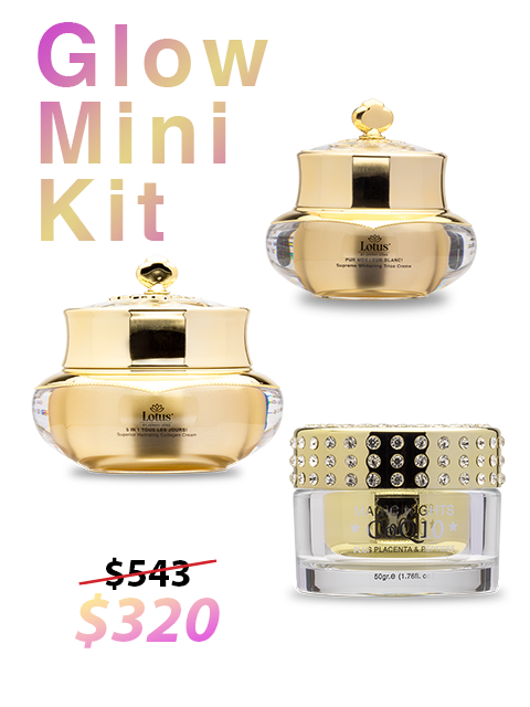 LOTUS NEW MINI GLOW KIT - 麗しき素肌、その始まりはロータスから