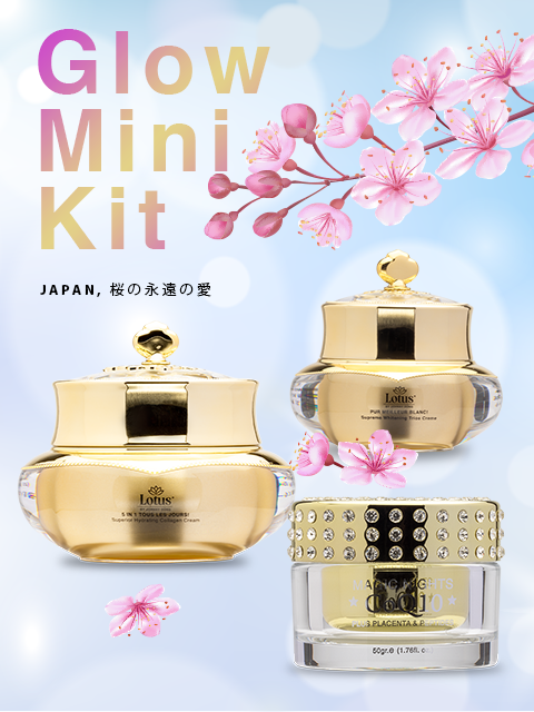 LOTUS NEW MINI GLOW KIT - 麗しき素肌、その始まりはロータスから