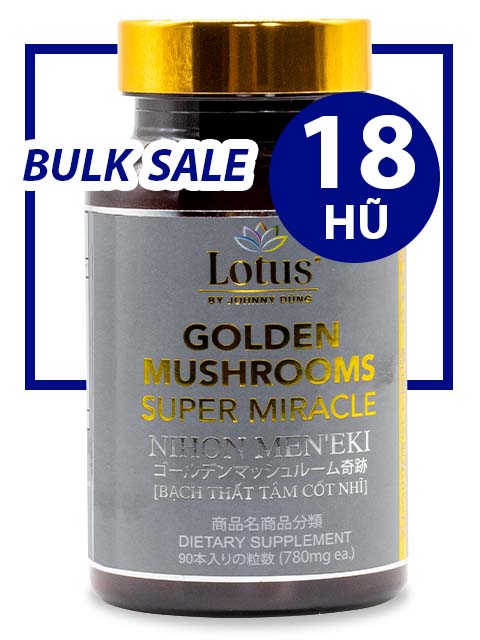 BULK SALE SAVING 18 HŨ - JAPANESE GOLDEN MUSHROOMS NẤM VÀNG NHẬT BẢN
