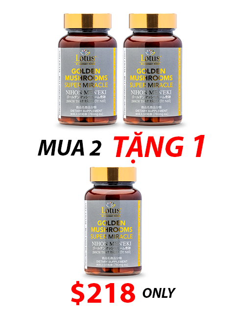 GLUCOSAMINE & 4 GOLDEN JAPANESE MUSHROOMS 日本四大貴重きのこ