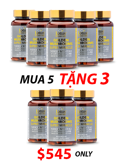 GLUCOSAMINE & 4 GOLDEN JAPANESE MUSHROOMS 日本四大貴重きのこ