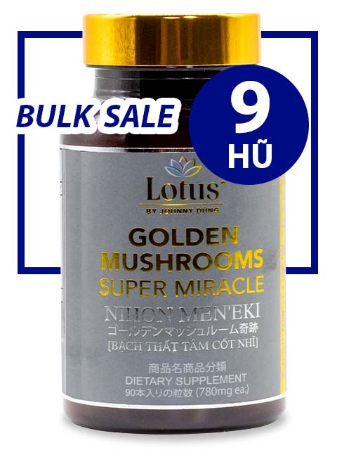 BULK SALE SAVING 9 HŨ - JAPANESE GOLDEN MUSHROOMS NẮM VÀNG NHẬT BẢN
