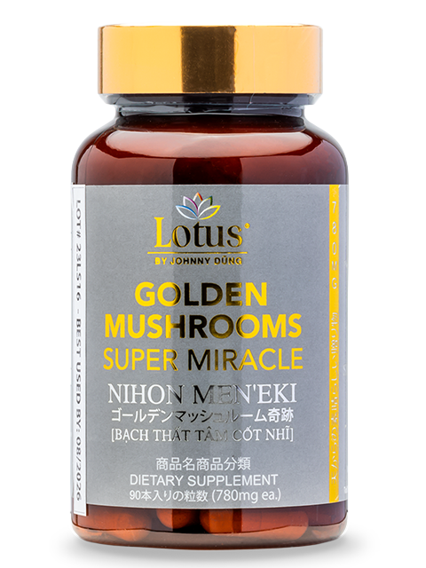 GLUCOSAMINE & 4 GOLDEN JAPANESE MUSHROOMS 日本四大貴重きのこ