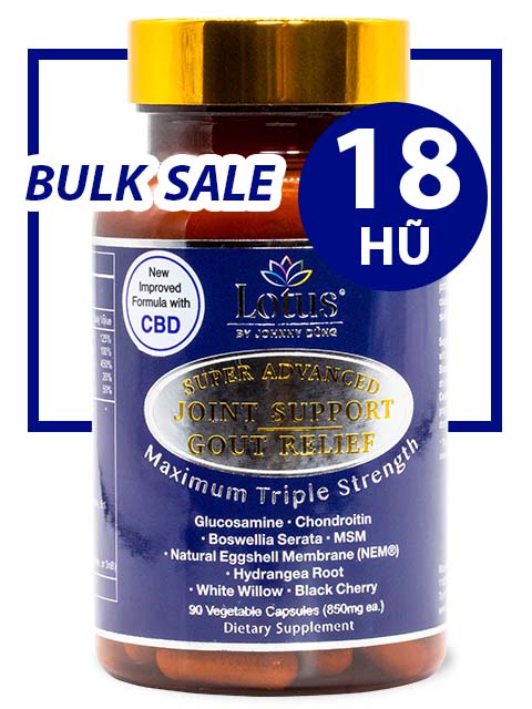BULK SALE SAVING 18 HŨ - JOINT SUPPORT GOUT RELIEF CHỐNG ĐAU NHỨC XƯƠNG KHỚP