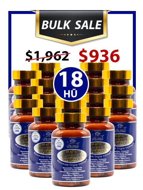 BULK SALE SAVING 18 HŨ - JOINT SUPPORT GOUT RELIEF CHỐNG ĐAU NHỨC XƯƠNG KHỚP