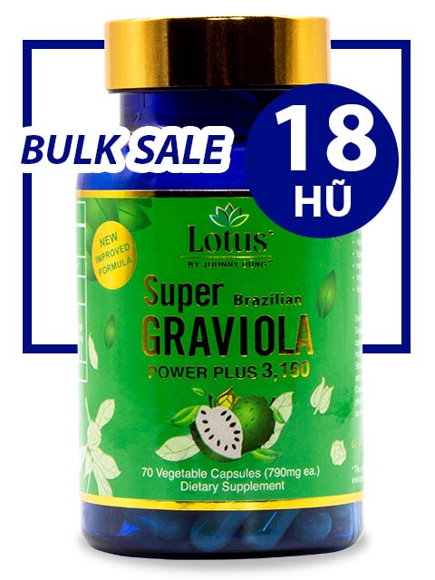 BULK SALE SAVING 18 HŨ - SUPER GRAVIOLA PLUS 3,160MG