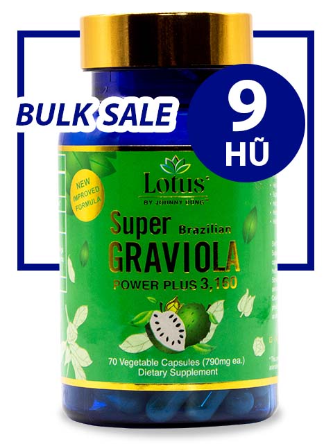 BULK SALE SAVING 9 HŨ - SUPER GRAVIOLA PLUS 3,160MG