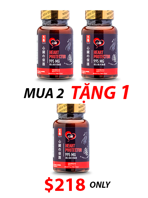 SUPER HEART PROTECTOR BẢO VỆ TIM 995MG 心臓保護スーパー