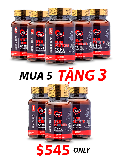 SUPER HEART PROTECTOR BẢO VỆ TIM 995MG 心臓保護スーパー