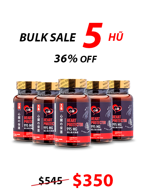 SUPER HEART PROTECTOR BẢO VỆ TIM 995MG 心臓保護スーパー
