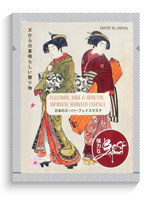 JAPANESE SUPER LUXURY SEAWEED ESSENCE FACE MASK 極上海藻マスク