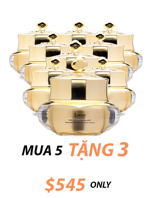 SUPER SUPREME WHITENING TRIOS - KEM TRẮNG DA HOÀN MỸ 퍼펙트 미백 크림